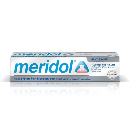Meridol Fluoride Tooth Paste Gentle White 75 ml