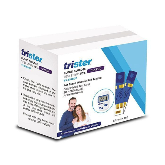 Trister Blood Glucose Test Strips 50S TS-376BGT