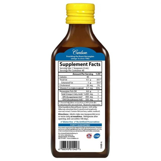 Carlson Fish oil Lemon 200 ml