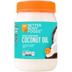 BetterBody Foods Organic Refined Coconut Oil 458 ml BetterBody Foods Organic Refined Coconut Oil 458 ml