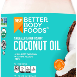 BetterBody Foods Organic Refined Coconut Oil 458 ml BetterBody Foods Organic Refined Coconut Oil 458 ml