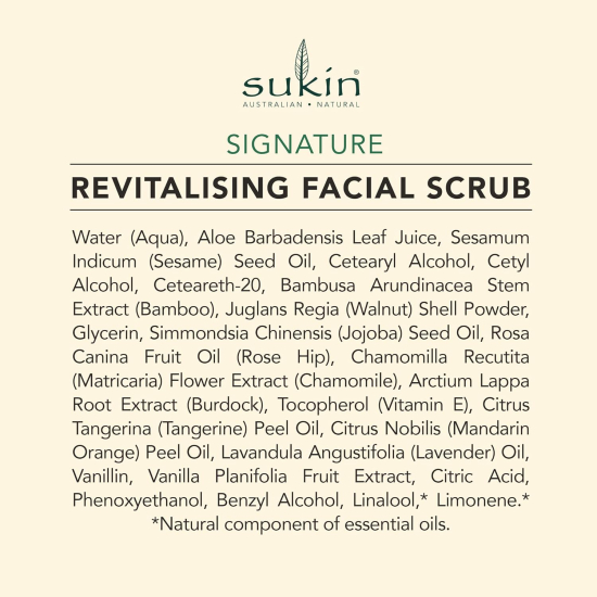 Sukin Revitalising Facial Scrub 125 ml
