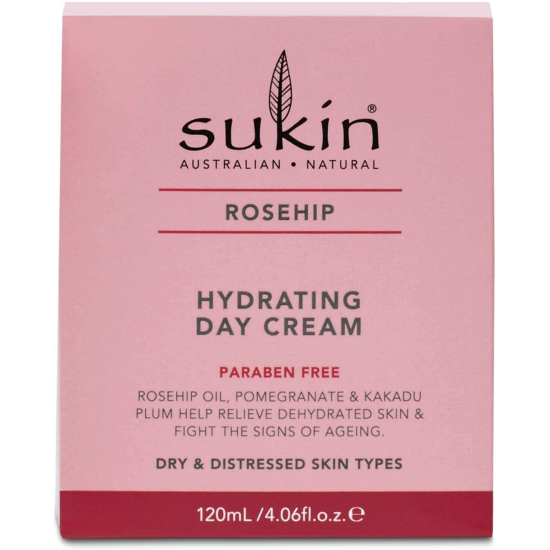 Sukin Hydrating Day Cream Rose Hip Oil 120 ml