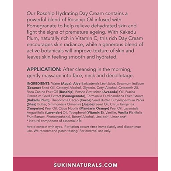 Sukin Hydrating Day Cream Rose Hip Oil 120 ml