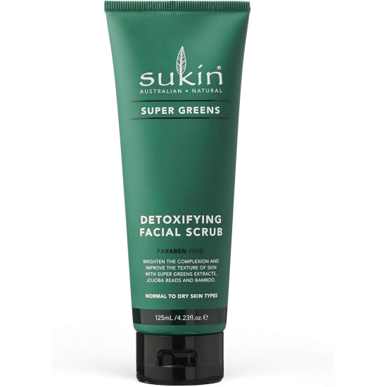 Sukin Super Greens Detoxifying Facial Scrub 125 ml