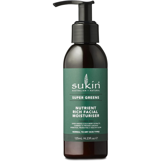 Sukin Supergreens Nutrient Rich Facial Moisturiser 125ml