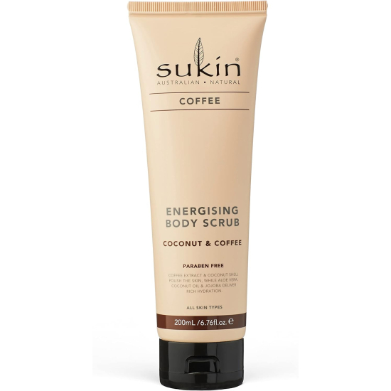 Sukin Energising Body Scrub Coffee & Coconut 200ml