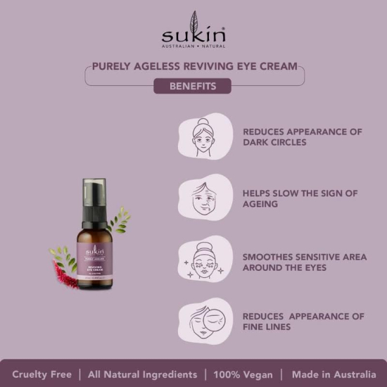 Sukin Purely Ageless Reviving Eye Cream 25ml