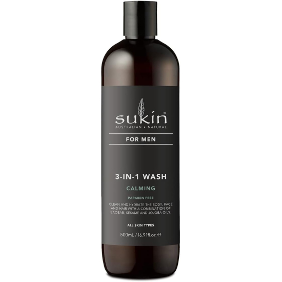 Sukin For Men 3-in-1 Wash Calming 500 ml