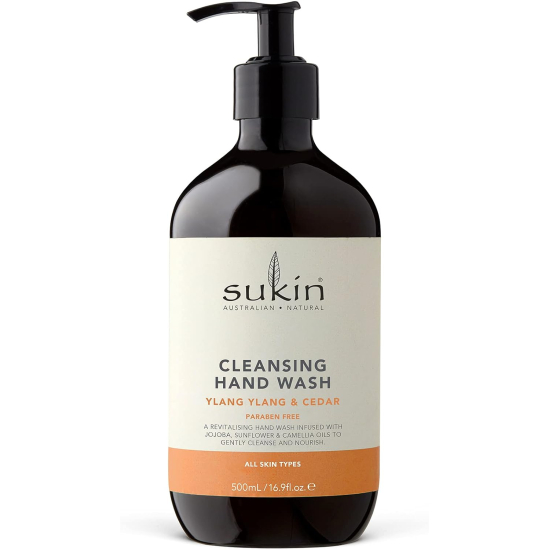 Sukin Cleansing Hand Wash Ykang Ylang & Cedar 500 ml