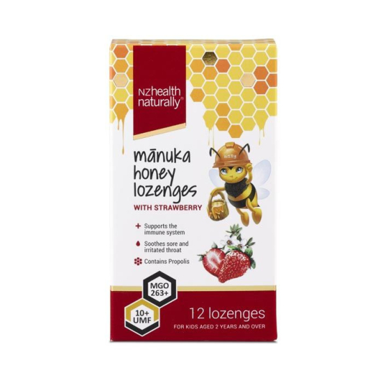 Nz Health Umf 10+ Manuka Lozenges -Kids12 Tablets
