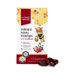 Nz Health Umf 10+ Manuka Lozenges -Kids12 Tablets Nz Health Umf 10+ Manuka Lozenges -Kids12 Tablets