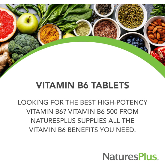 Natures Plus Vitamin B6 100 mg 90 Capsules