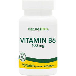 Natures Plus Vitamin B6 100 mg 90 Capsules