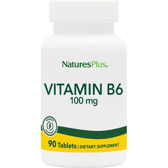 Natures Plus Vitamin B6 100 mg 90 Capsules