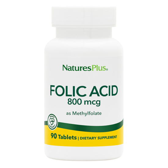 Natures Plus Folic Acid 800 mcg 90 Tablets