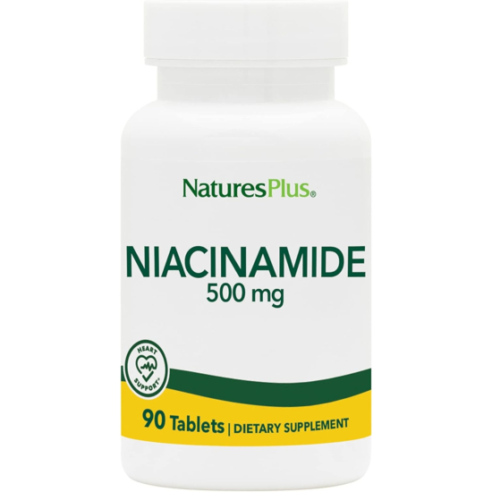 Natures Plus Niacinamide 500 mg 90 Tablets