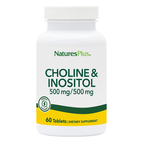 Natures Plus Choline And Inositol 500 mg 60 Tablets