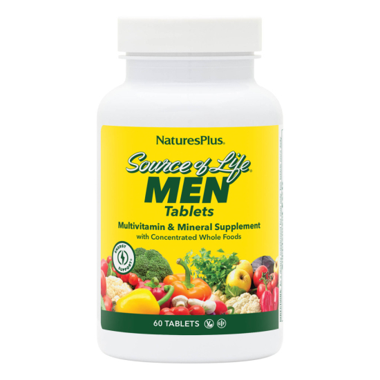 Natures Plus Source Of Life Mens Multi-vitamin 60 Capsules