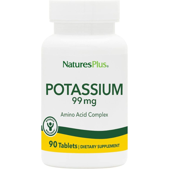 Natures Plus Potassium 99 Mg Biotron Amino Acid Complex 90 Tablets