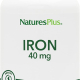 Natures Plus Iron 40 mg Biotron Amino Acid Chelate 90 Tablets