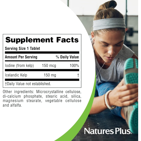 Nature's Plus Kelp Tab 300 Tablets