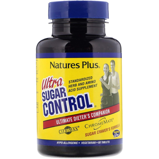 Natures Plus Ultra Sugar Control 60 Tablets