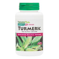 Natures Plus Herbal Actives Turmeric 400 mg 95% Curcumin 60's Natures Plus Herbal Actives Turmeric 400 mg 95% Curcumin 60's