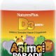 Natures Plus Animal Parade Vitamin D3 500 IU Chewable 90 Tablets