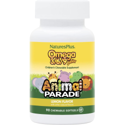 Natures Plus Animal Parade Omega 3 6 9 Junior 90 Softgels