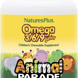 Natures Plus Animal Parade Omega 3 6 9 Junior 90 Softgels Natures Plus Animal Parade Omega 3 6 9 Junior 90 Softgels