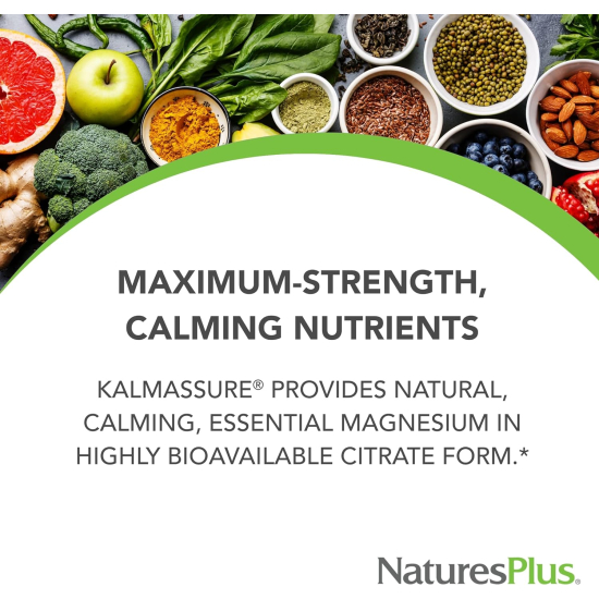 Natures Plus Kalmassure Magnesium Powder 400 mg 0.80 lb