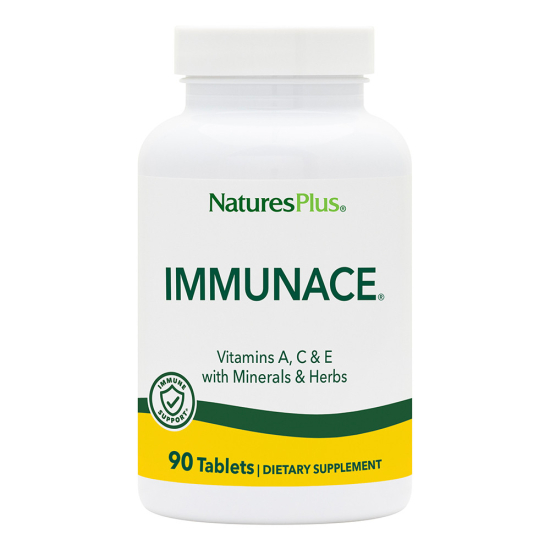 Natures Plus Immunace With Vitamin A ,C & E Minerals & Herbs 90 Tablets