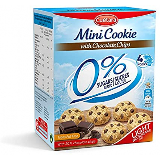 Cuetara Digesta Mini Choco Chip Cookies0% Sugar Added-120g