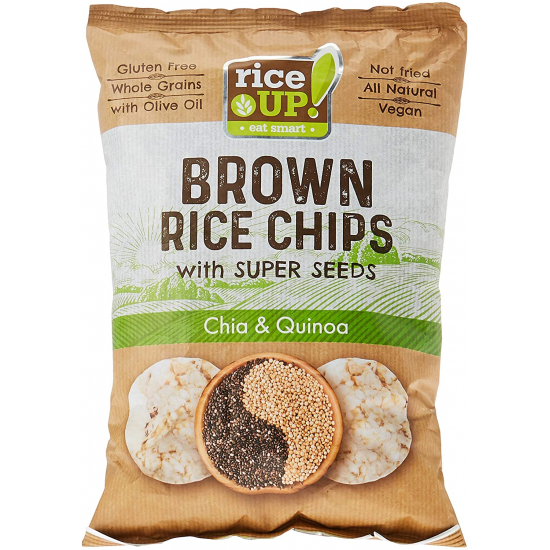 Rice Up! Brown Rice Chips With Chia And Quinoa 60g