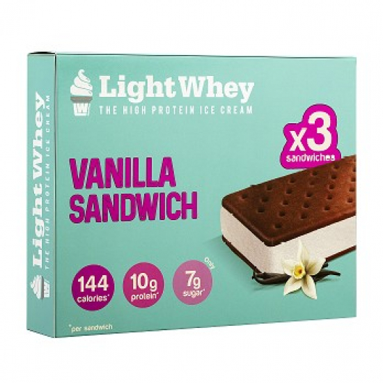 LightWhey Sandwich Vanilla Ice Cream MultiPack 90ml (Pack of 3)