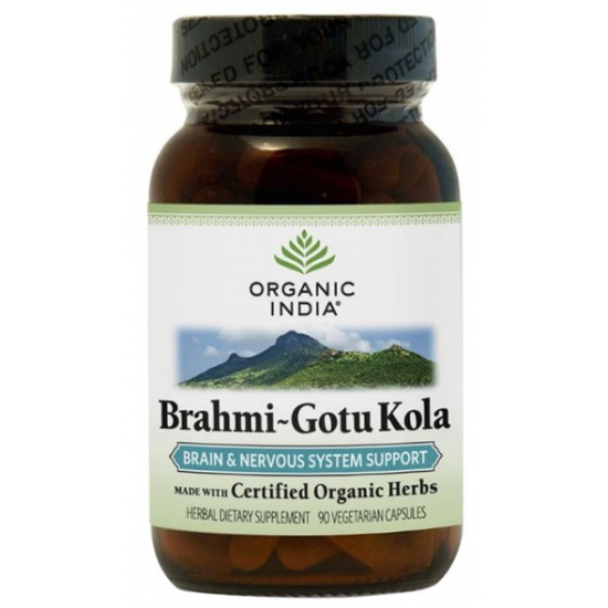 Organic India Brahmi Gotukola - 90 Capsules 